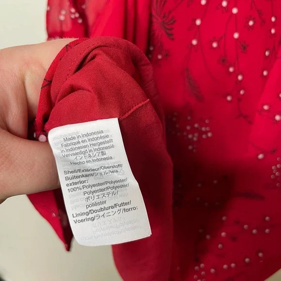 Madewell Hazelwood Wrap-Front Mini Dress in Windswept Floral size 2 - Picture 9 of 11